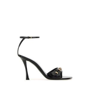 GIVENCHY Embellished Leather Ankle Strap Sandals Women BLACK